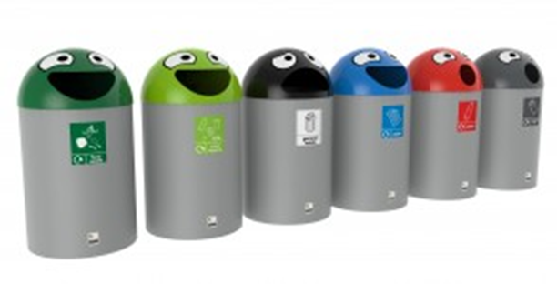 Plastic recycling bins - Recycling bin Buddy75