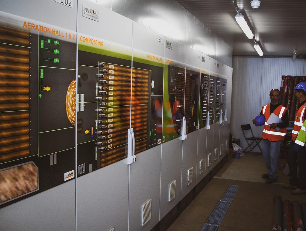 Compost windrow control technology - ICA system