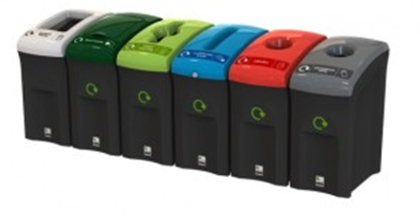 Plastic recycling bins -  Recycling bin Envirobin Mini