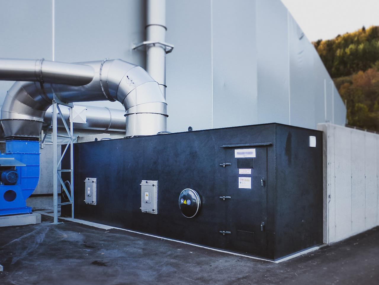 Composting Exhaust air systems