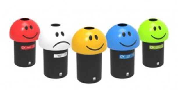 Plastic recycling bins - Recycling bin Emoji